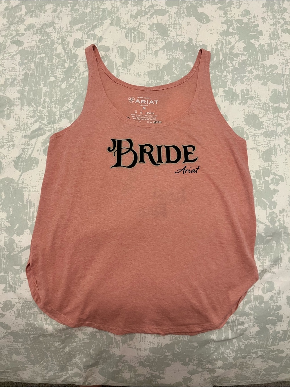 Ariat Dusty Rose 'Bride' Graphic Tank